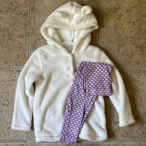 Carter’s Soft Fuzzy Hoodie & Leggings